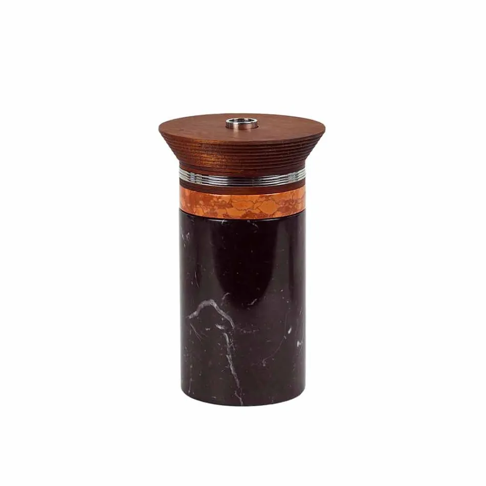 Cocktailservice Aperitiefaccessoires in marmer, hout, staal - Norman Viadurini