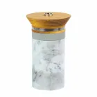 Cocktailservice Aperitiefaccessoires in marmer, hout, staal - Norman Viadurini