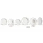 Set van 27 elegante designborden van wit porselein - Gimignano Viadurini