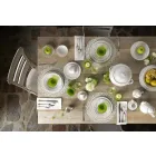 Set van 27 elegante designborden van wit porselein - Gimignano Viadurini
