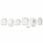Set van 27 elegante designborden van wit porselein - Gimignano Viadurini