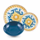 Servies Gekleurde en Moderne Gerechten Servies Complete Set 18 Stuks - Cefalu Viadurini