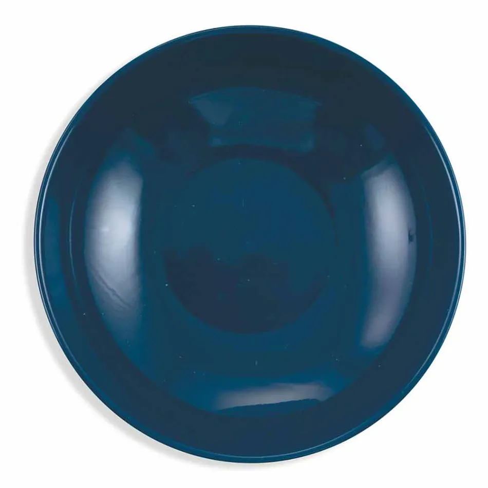 Servies Gekleurde en Moderne Gerechten Servies Complete Set 18 Stuks - Cefalu Viadurini