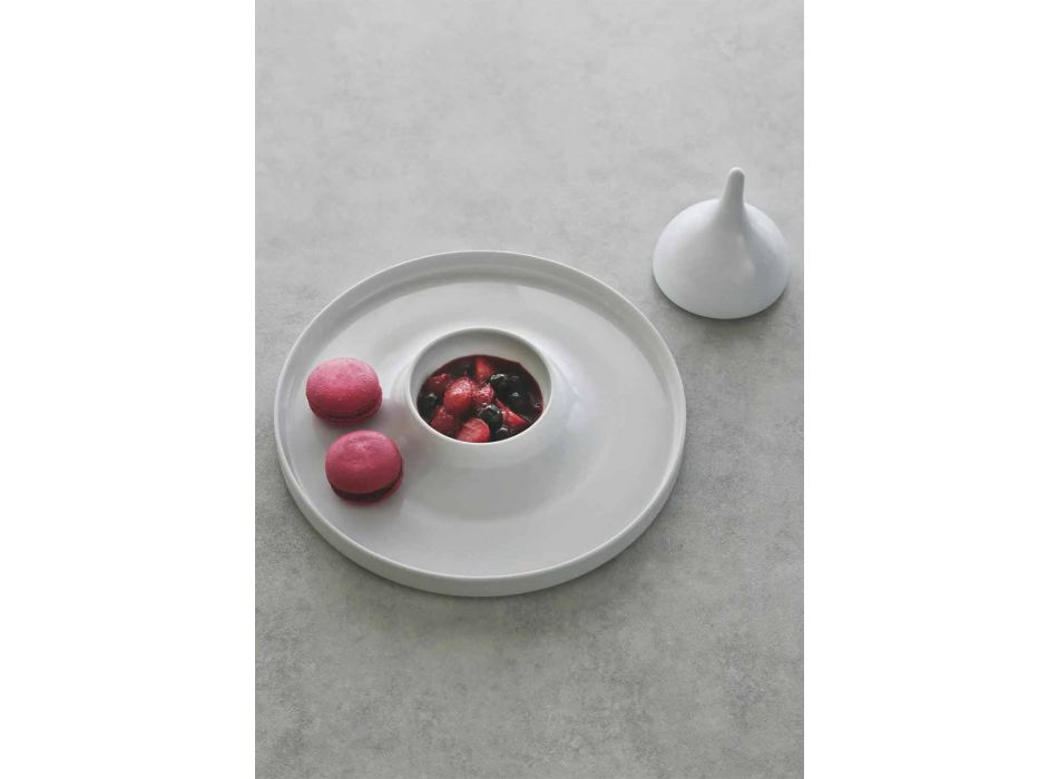 Modern design porseleinen aperitiefborden set 8-delig - Galatino Viadurini