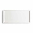 Wit porseleinen moderne dinerborden set 25 stuks - basaal Viadurini