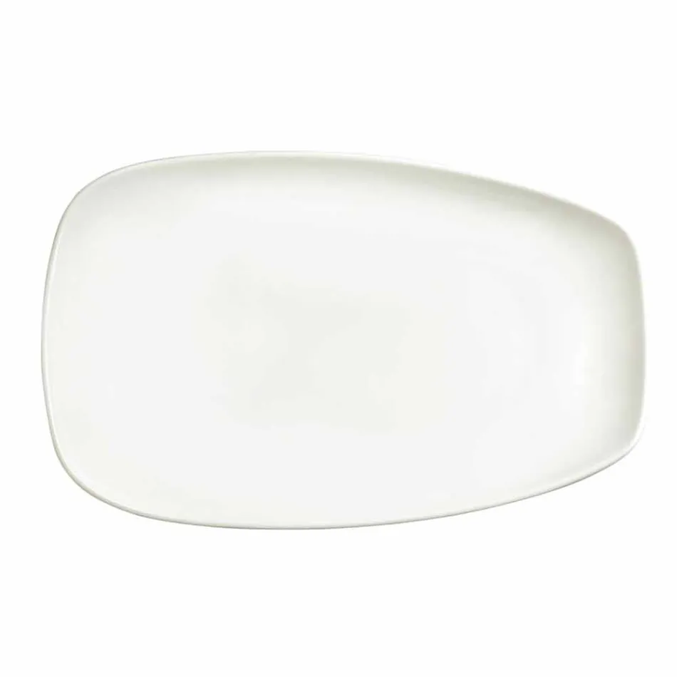 Wit porseleinen diner of servies servies - Nalah Viadurini