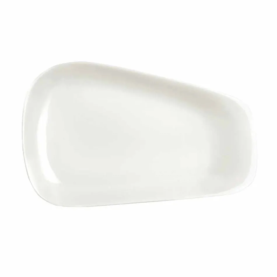 Wit porseleinen diner of servies servies - Nalah Viadurini