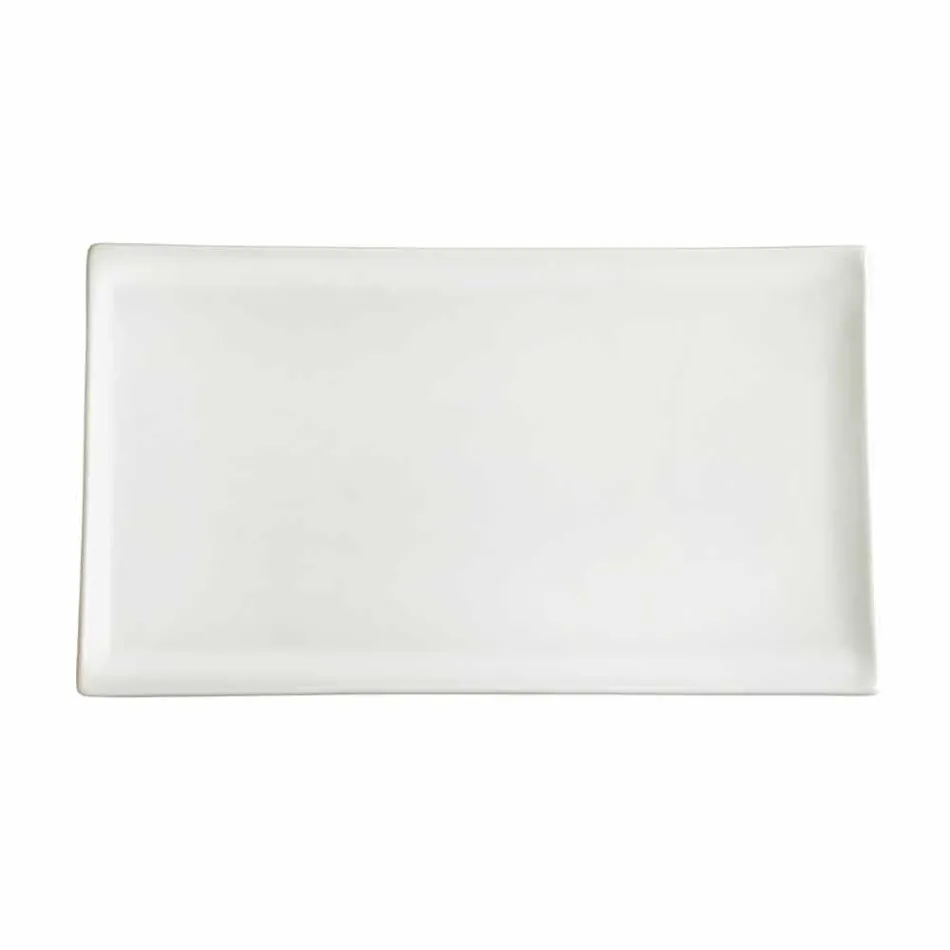 Wit porseleinen diner of servies servies - Nalah Viadurini