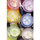 Servies voor etnische gerechten in porselein en gekleurd en modern aardewerk 18 stuks - Fez Viadurini