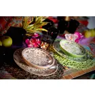 Servies voor etnische gerechten in porselein en gekleurd en modern aardewerk 18 stuks - Fez Viadurini