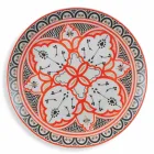 Servies voor etnische gerechten in porselein en gekleurd en modern aardewerk 18 stuks - Fez Viadurini