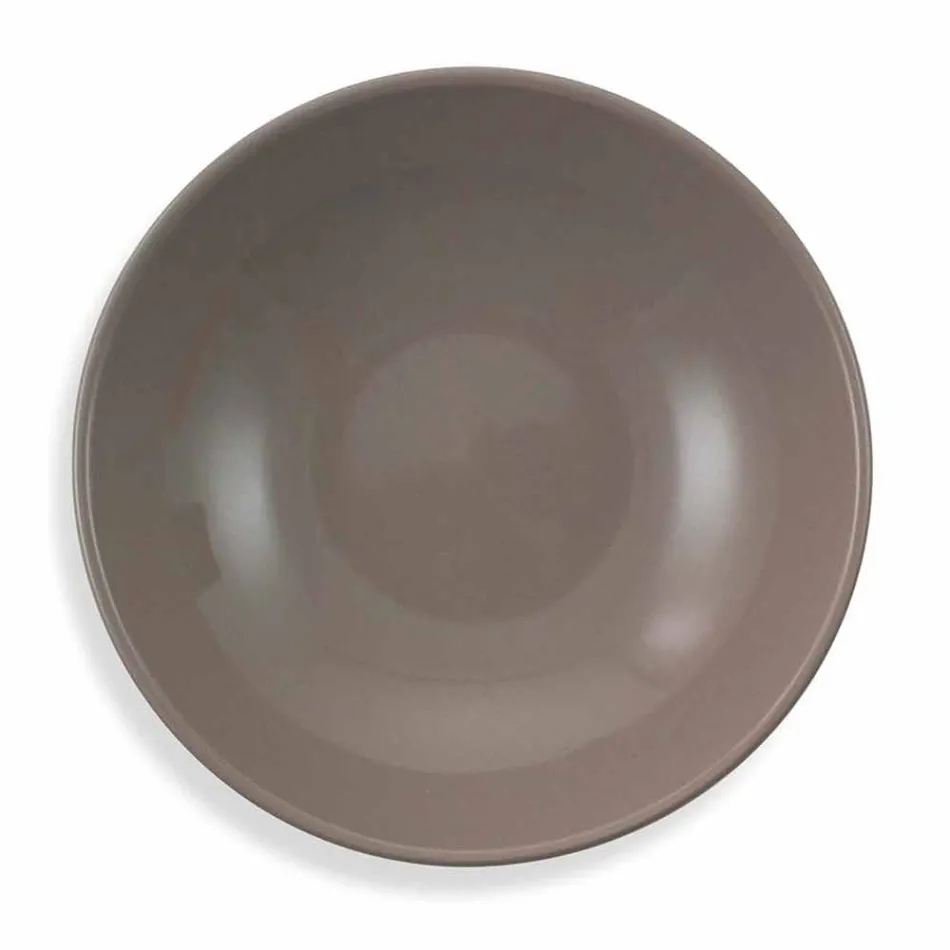 Servies voor etnische gerechten in porselein en gekleurd en modern aardewerk 18 stuks - Fez Viadurini