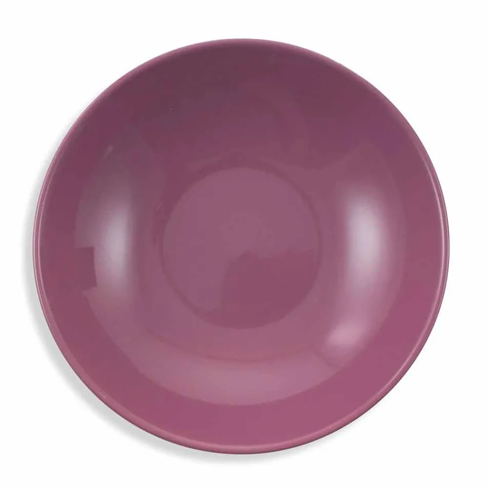 Servies voor etnische gerechten in porselein en gekleurd en modern aardewerk 18 stuks - Fez Viadurini