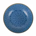 Servieservice in hard dolomietgrijs, lichtblauw of blauw 18 stuks - Arabisch Viadurini