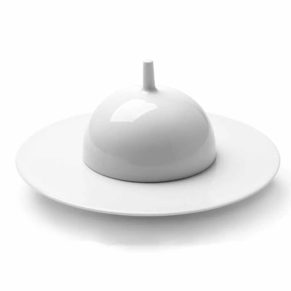 Moderne en elegante dinerservies in porselein 24-delig - telescoop Viadurini