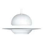 Moderne en elegante dinerservies in porselein 24-delig - telescoop Viadurini