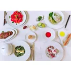 Moderne en elegante dinerservies in porselein 24-delig - telescoop Viadurini