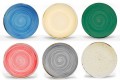 18-delig porselein gekleurd en modern servies voor dinerborden - Rurolo