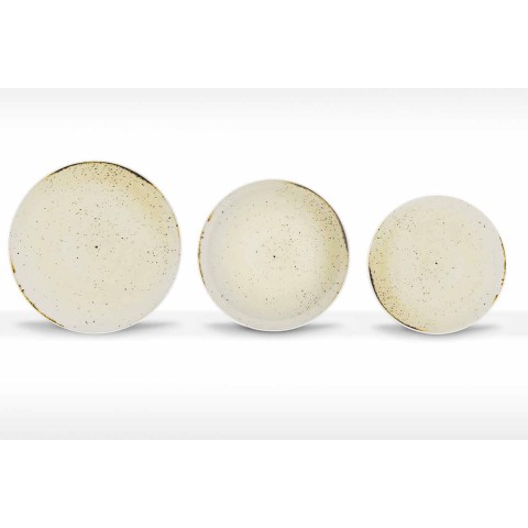 moderne elegante gekleurde porseleinen borden set