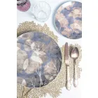 Bestekset Gekleurd Satijnstaal Compleet 24 Delig Design - Fantasie Viadurini