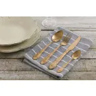 Bestekset Gekleurd Satijnstaal Compleet 24 Delig Design - Fantasie Viadurini