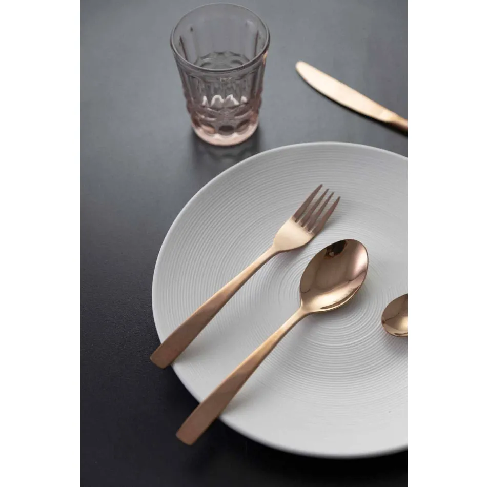 Luxe 24-delige Bestekset van Roestvrij Staal - Wisconsinpos Viadurini