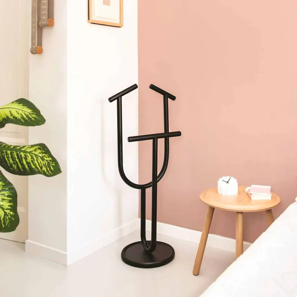 Design Valet Stand in RAL geverfd staal Made in Italy - Arcano Viadurini