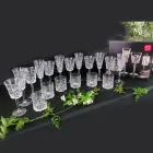 Set van 18 luxe kristallen glazen - Luxuryglass25 Viadurini