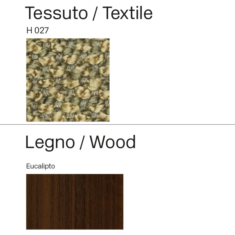 Set van 4 elegante massief houten eetkamerstoelen, gemaakt in Italië - Numa Viadurini