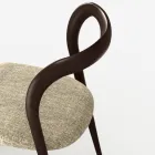 Set van 4 elegante massief houten eetkamerstoelen, gemaakt in Italië - Numa Viadurini