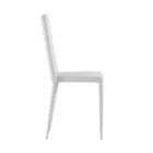 Set van 4 moderne stoelen in wit, grijs of duifgrijs kunstleer - Dora Viadurini