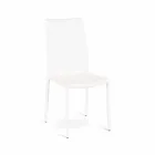 September 4 moderne stoelen Joy kunstleder, geheel bedekt Viadurini