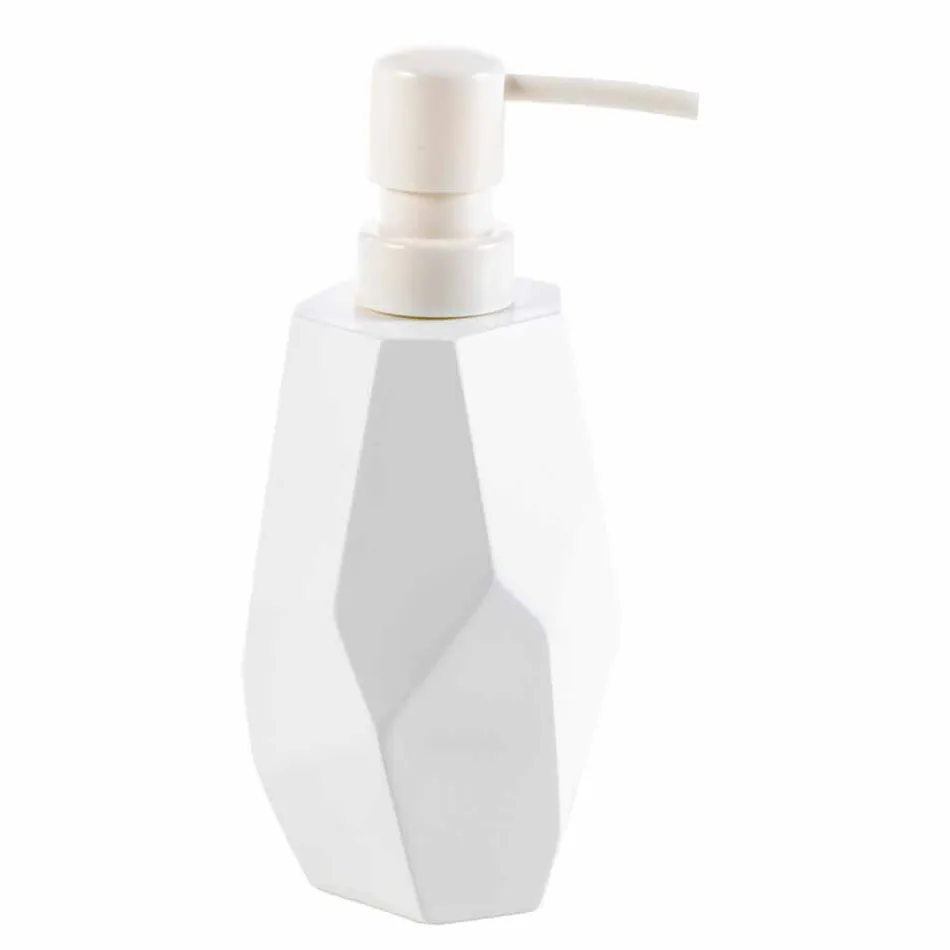 Set design badkameraccessoires in hout en hars Rivalba Viadurini