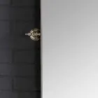 Badset met dubbele console in wit keramiek van Lijnstructuur Viadurini