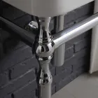 Badset met wastafel en spiegel van de structuur van de dolfijn Creativity Viadurini