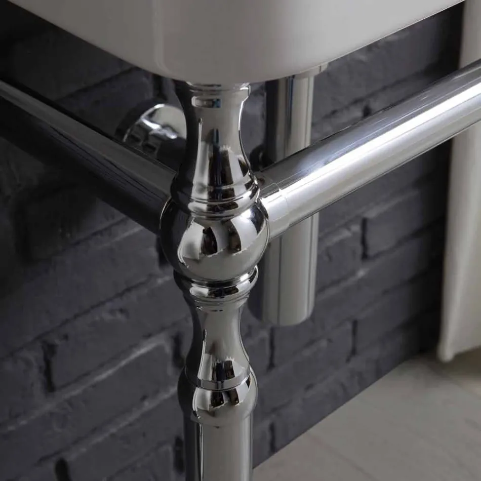 Badset met wastafel en spiegel van de structuur van de dolfijn Creativity Viadurini