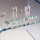 Moderne design nachtkastjes in methacrylaat Made in Italy - Leielui Viadurini