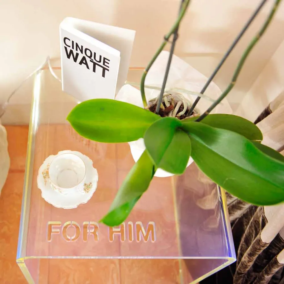 Moderne design nachtkastjes in methacrylaat Made in Italy - Leielui Viadurini