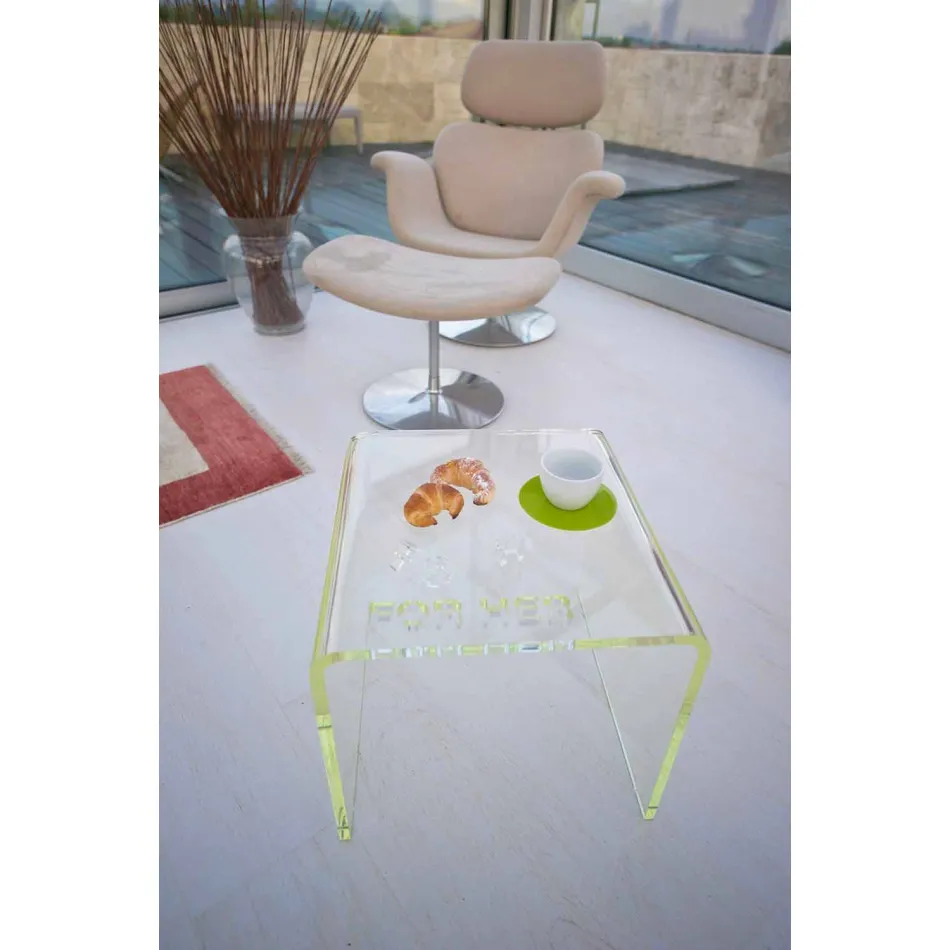 Moderne design nachtkastjes in methacrylaat Made in Italy - Leielui Viadurini