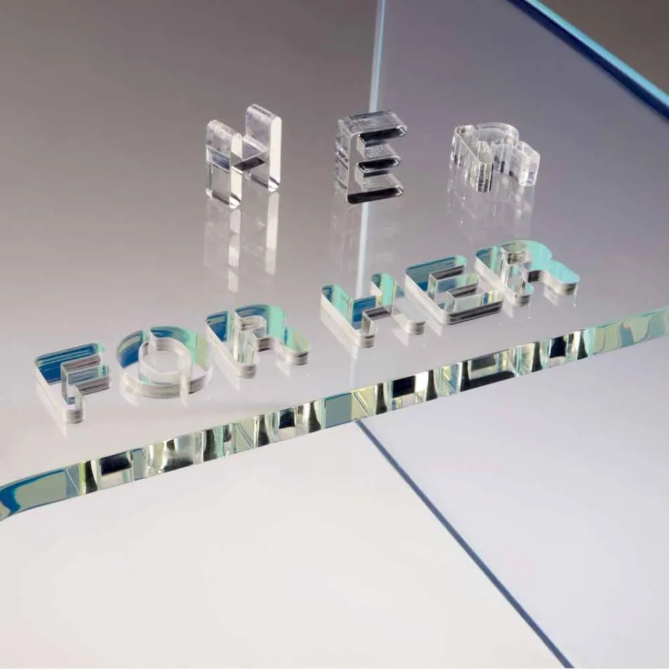 Moderne design nachtkastjes in methacrylaat Made in Italy - Leielui Viadurini