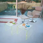 Moderne design nachtkastjes in methacrylaat Made in Italy - Leielui Viadurini