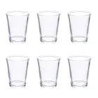 Set van 12 waterglazen 270 ml in vervaardigd glas - beker Viadurini