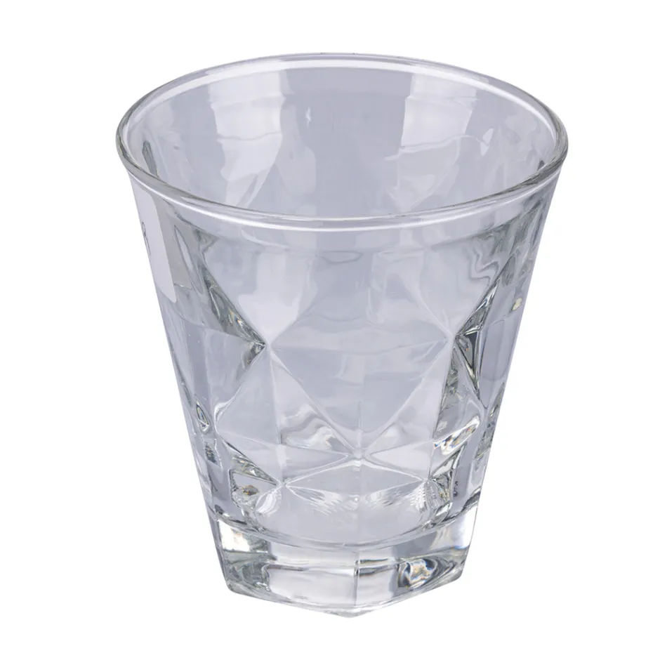 Set van 12 waterglazen 280 ml in vervaardigd glas - beker Viadurini