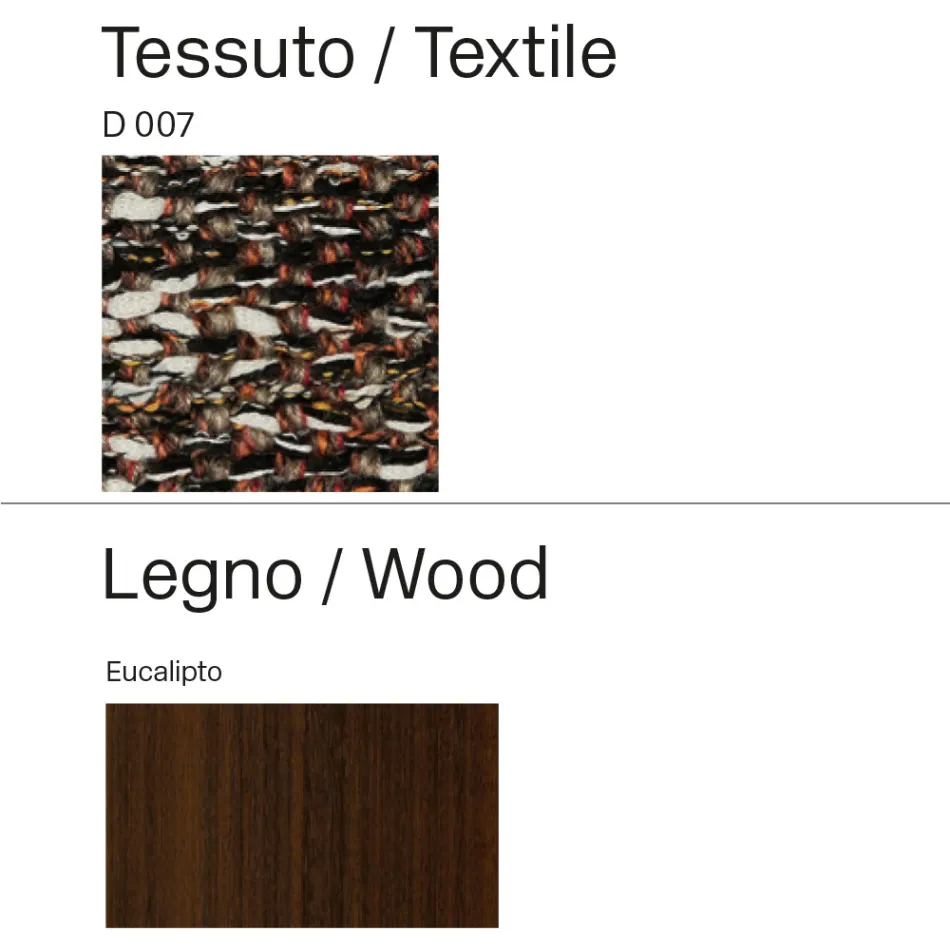 Set van 4 massief houten eetkamerstoelen, gemaakt in Italië - Chili Viadurini