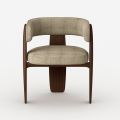 Set van 4 massief houten eetkamerstoelen, gemaakt in Italië - Chili