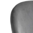 Set van 4 stoelen in microvezelstof met fluweeleffect - Terbio Viadurini