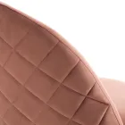 Set van 4 stoelen in microvezelstof met fluweeleffect - Terbio Viadurini