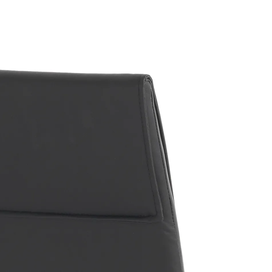 Set van 4 stoelen bekleed met synthetisch leer, verschillende afwerkingen - uranium Viadurini