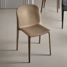 Set van twee stapelbare polypropyleen stoelen in verschillende kleuren - Evania Viadurini