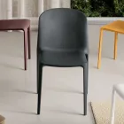 Set van twee stapelbare polypropyleen stoelen in verschillende kleuren - Evania Viadurini